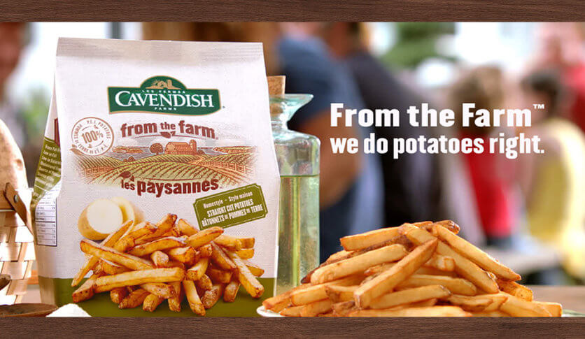 Yield plants potatoes with Cavendish Farms